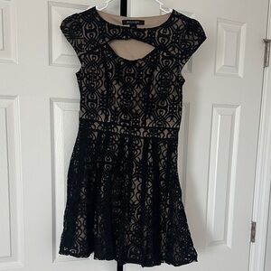 Elegant Black Lace Dress